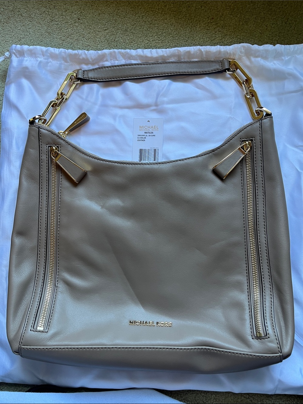 Michael Kors Large Leather Shoulder Bag